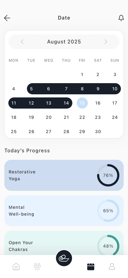Yoga & Wellness Mobile App UI Kit - Screenshot 4