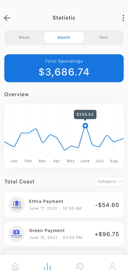 Blockchain Wallet Mobile App UI Kit - Screenshot 3