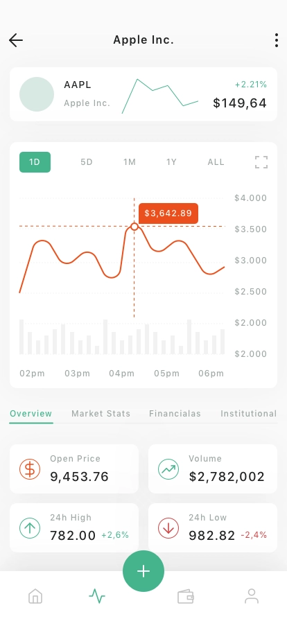 Investment Portfolio Mobile App UI Kit - Screenshot 4
