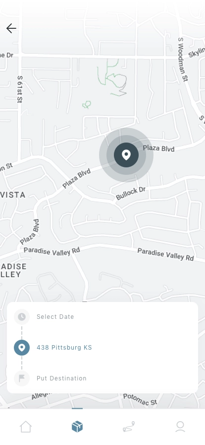 Parcel Service Mobile App UI Kit - Screenshot 2