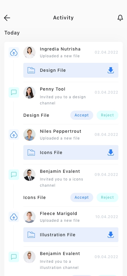 Project & Task Management App UI Kit - Screenshot 5