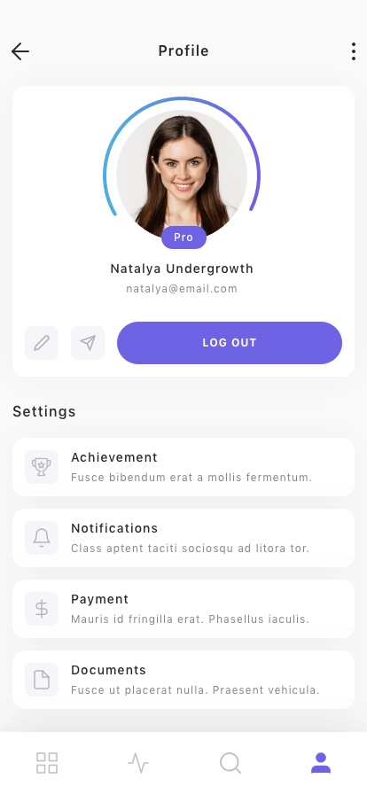 E-Learning Mobile App UI Kit - Screenshot 5
