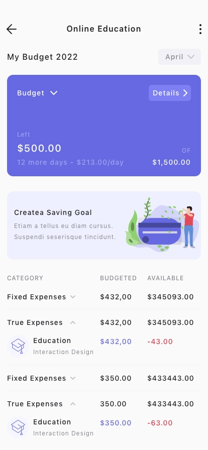 Money Management App UI Kit - Screenshot 3