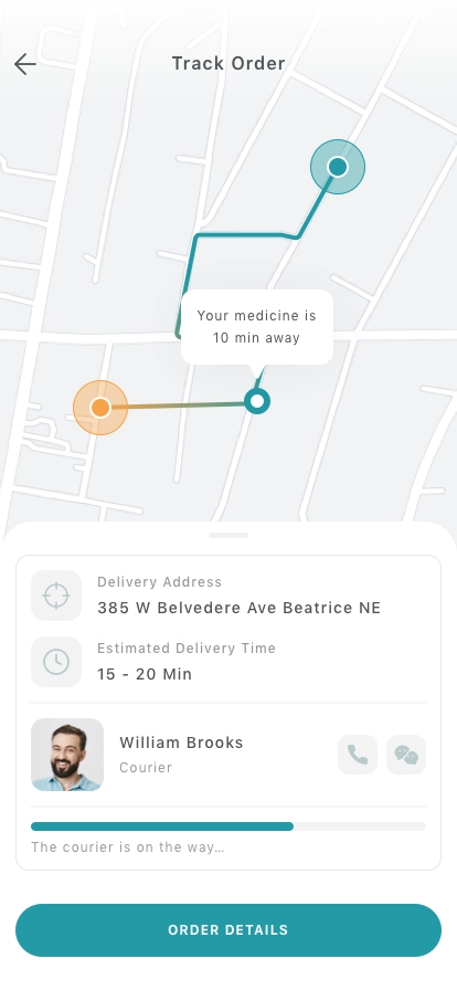 Medicine Delivery Mobile App UI Kit - Screenshot 4