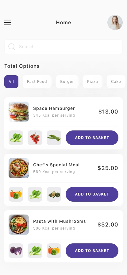 Food Delivery Mobile App UI Kit - Screenshot 3