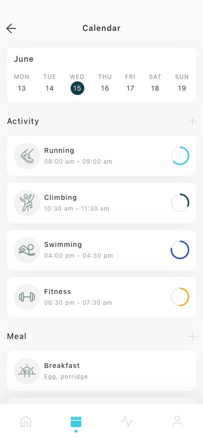 Health Fitness Tracking Mobile App UI Kit - Screenshot 5