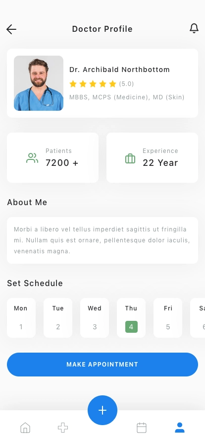 Medical Finder Mobile App UI Kit - Screenshot 2