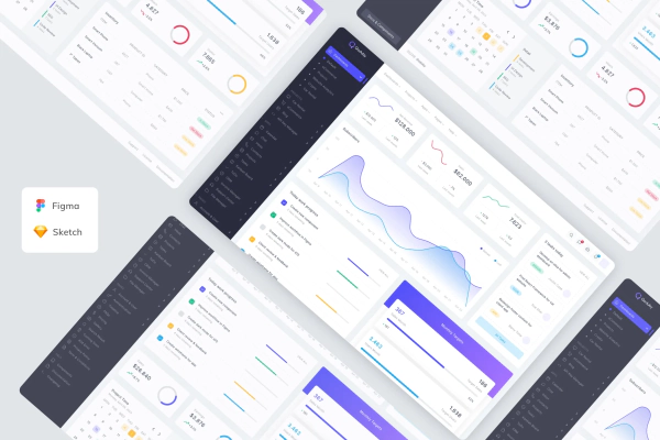 Admin Dashboard Template UI Kit