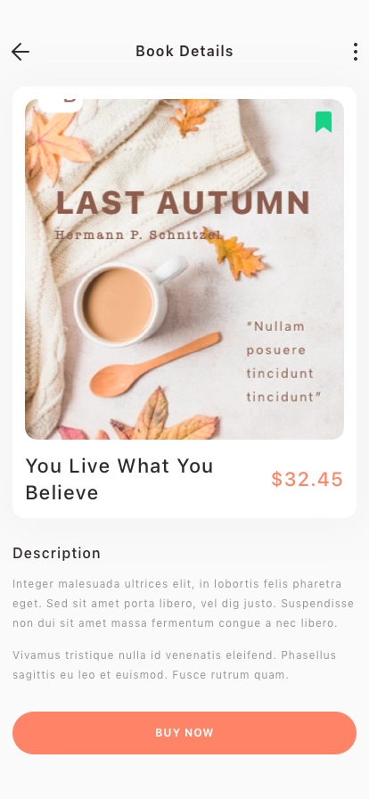 E-Book Store & Reader Mobile App UI Kit - Screenshot 2
