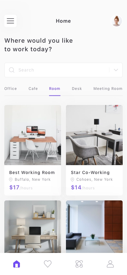Cloud-Working Space App UI Kit - Screenshot 2