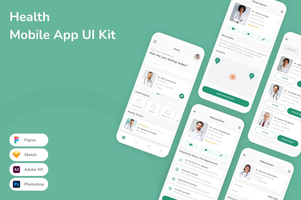 Health Mobile App UI Kit