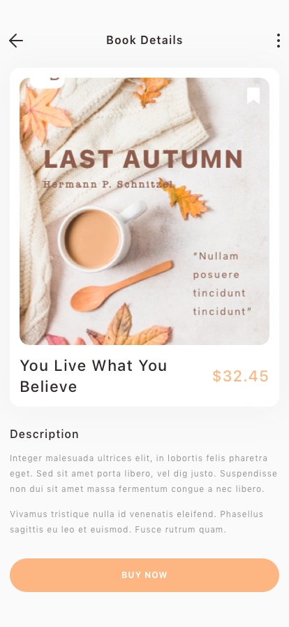 E-Book Store Mobile App UI Kit - Screenshot 3