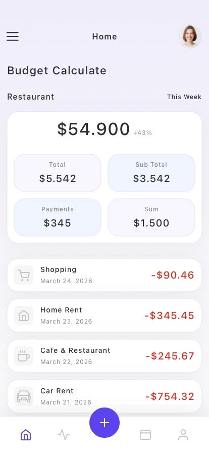 Transfer & Payments Mobile App UI Kit - Screenshot 1