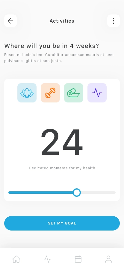 Activities Tracker Mobile App UI Kit - Screenshot 3