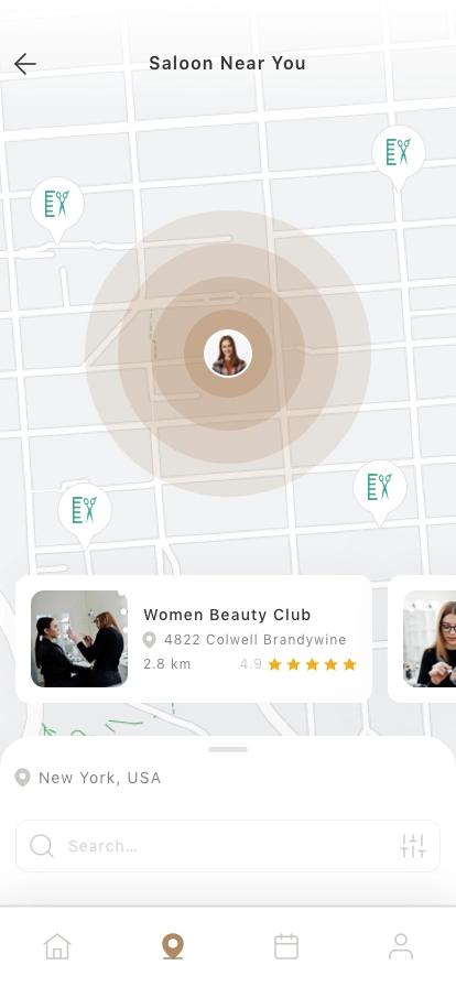 Beauty Saloon Mobile App UI Kit - Screenshot 3