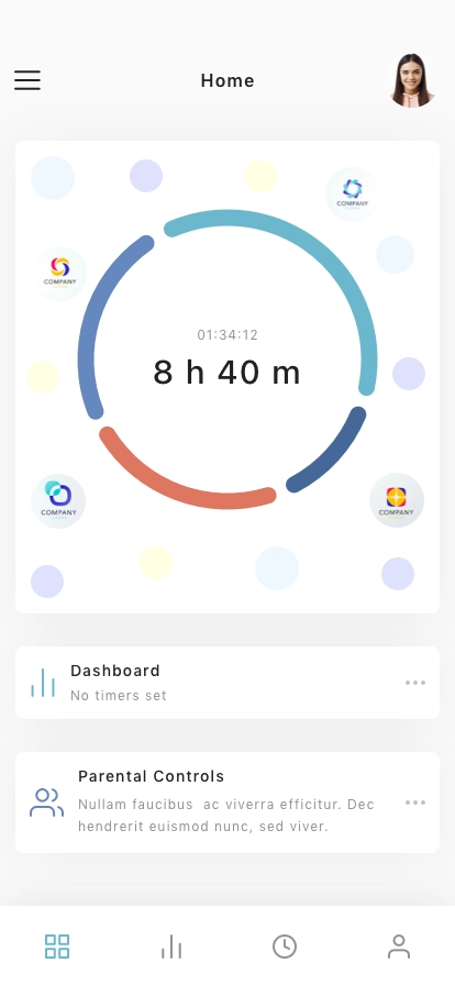 Digital Wellbeing Mobile App UI Kit - Screenshot 1