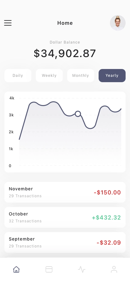 Fintech Mobile App UI Kit - Screenshot 1