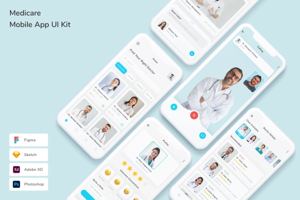 Medicare Mobile App UI Kit