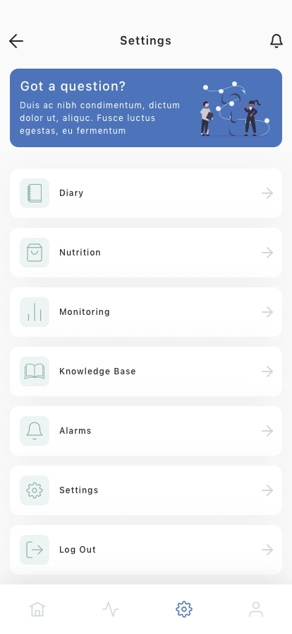 Diabetes Control Mobile App UI Kit for Figma, Sketch & XD | UIworkshop