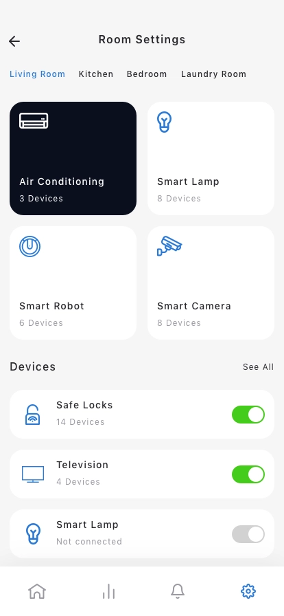 Smart Home Mobile App UI Kit - Screenshot 4