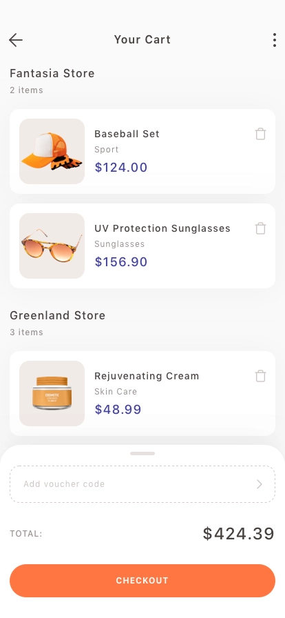 E-Commerce Mobile App UI Kit - Screenshot 3