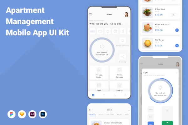 Apartment Management Mobile App UI Kit