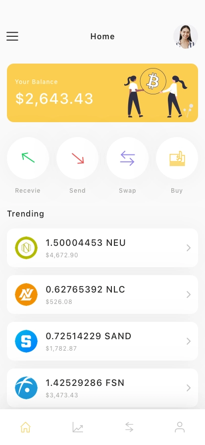 Defi Mobile App UI Kit - Screenshot 1
