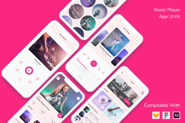 Music Player App UI Kit