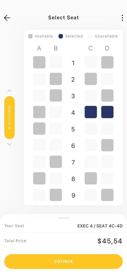 Train Booking Mobile App UI Kit - Screenshot 2