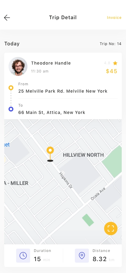 Taxi Booking App UI Kit - Screenshot 4