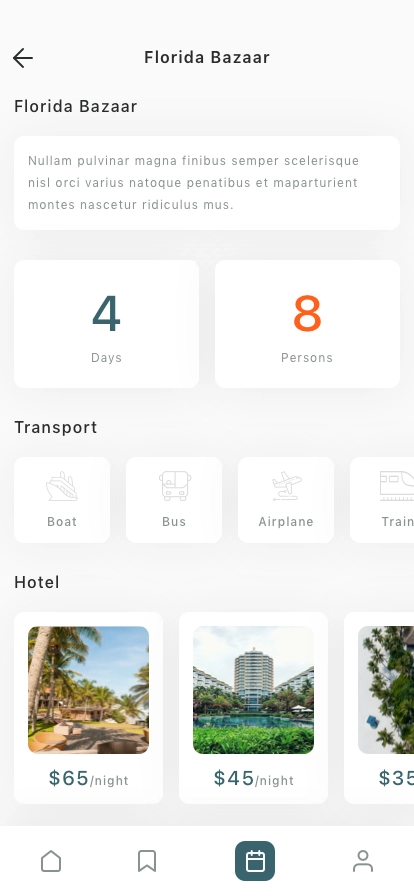 Travel Guides Mobile App UI Kit - Screenshot 4