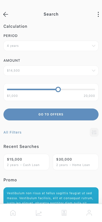 Loan Calculator Mobile App UI Kit - Screenshot 2