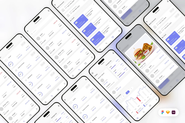 Money Manager Mobile App UI Kit
