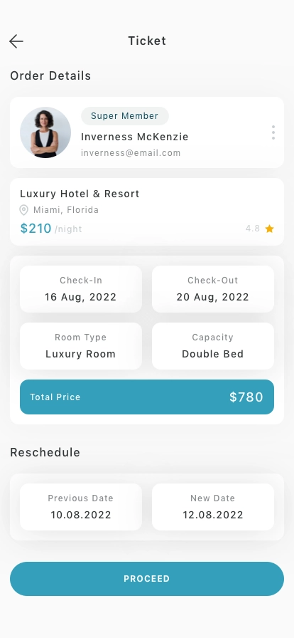 Hotel Booking Mobile App UI Kit - Screenshot 5