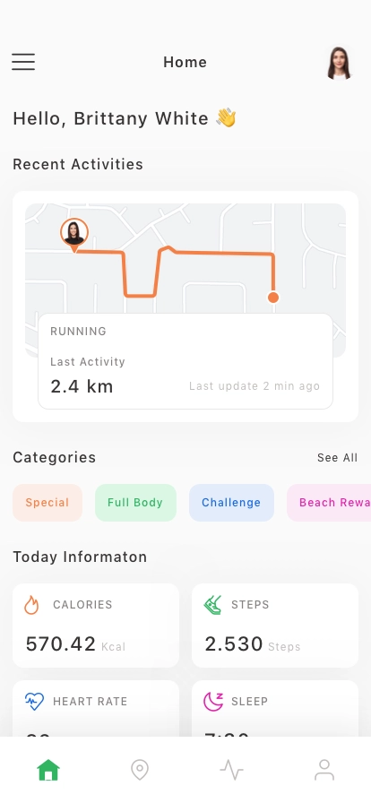 Workout Mobile App UI Kit - Screenshot 1