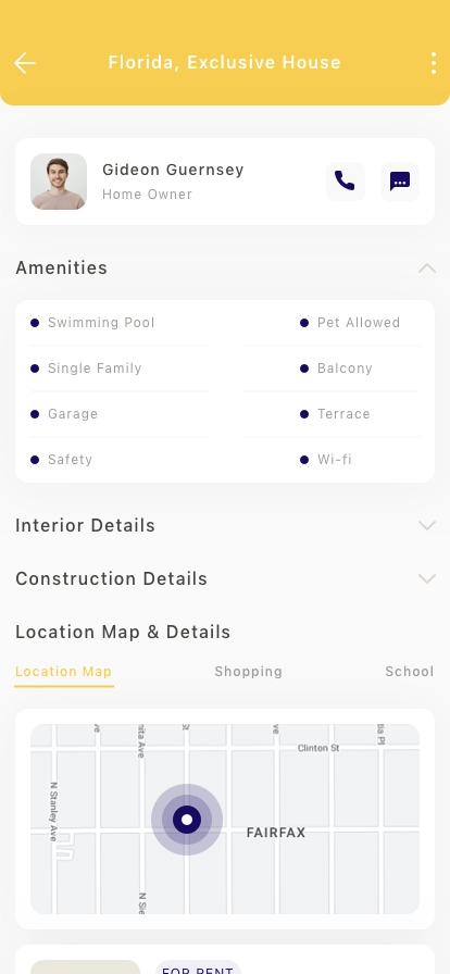 Real Estate & Property Mobile App UI Kit - Screenshot 5