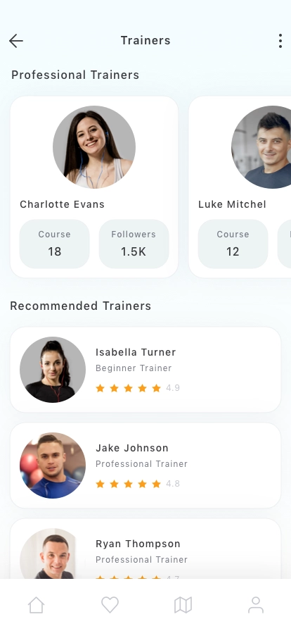 Fitness Center Finder Mobile App UI Kit - Screenshot 4