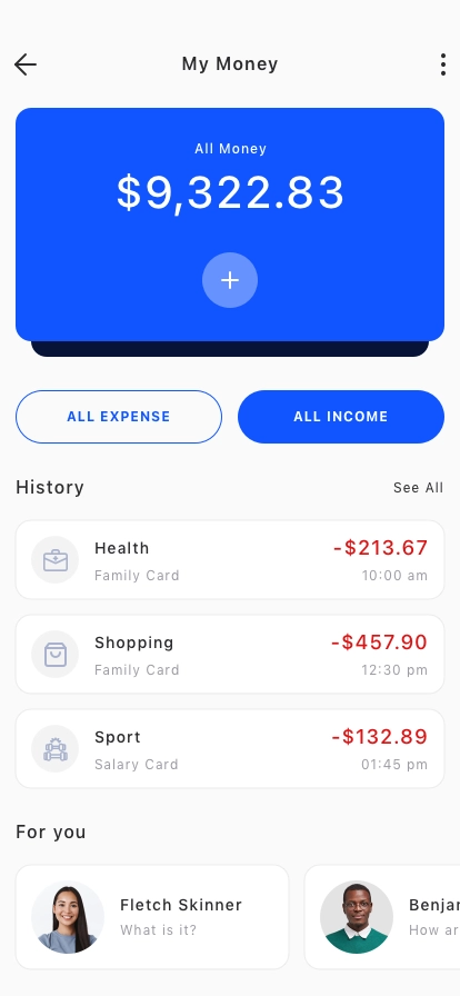 Banking Solutions Mobile App UI Kit - Screenshot 4