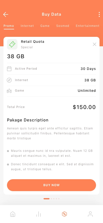 Internet Provider Mobile App UI Kit - Screenshot 5