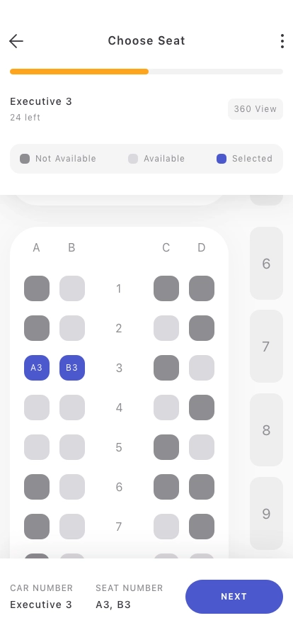 Transport Navigator Mobile App UI Kit - Screenshot 5