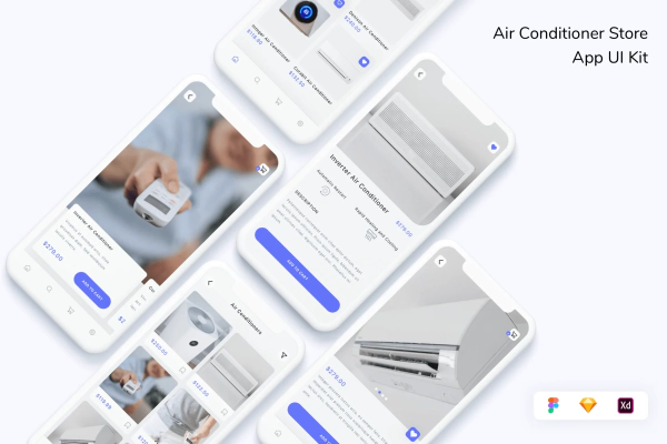 Air Conditioner Store App UI Kit