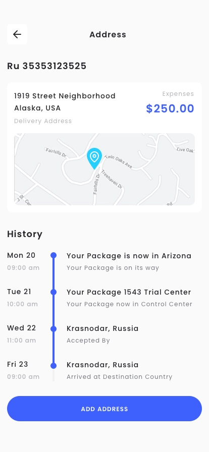 Logistics & Transport App UI Kit - Screenshot 2
