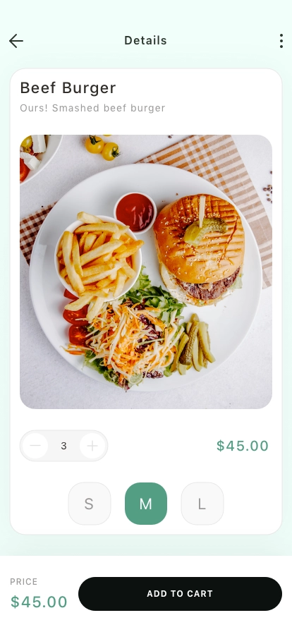 Food Ordering Mobile App UI Kit - Screenshot 2