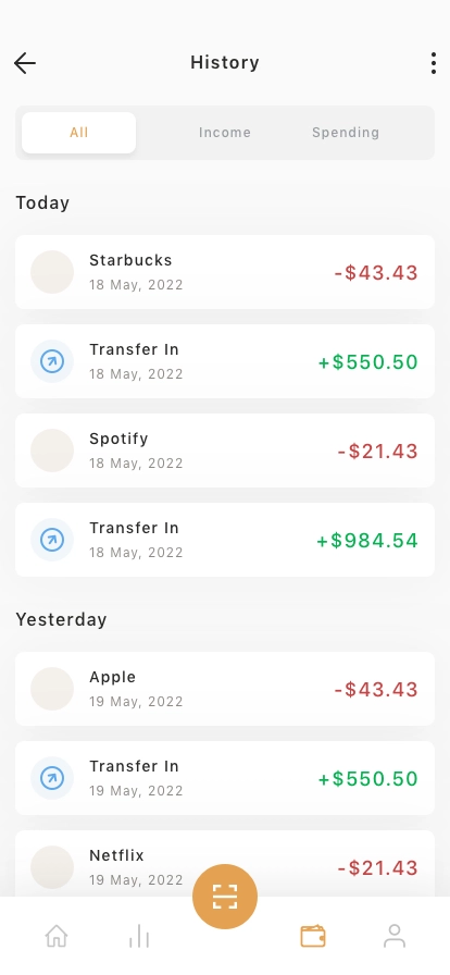 Payment & Wallet Mobile App UI Kit - Screenshot 3