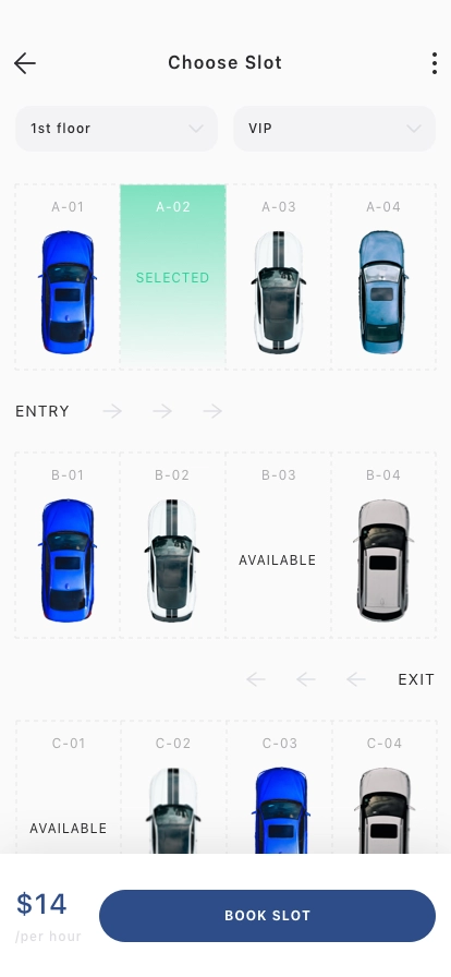 Parking Finder Mobile App UI Kit - Screenshot 5