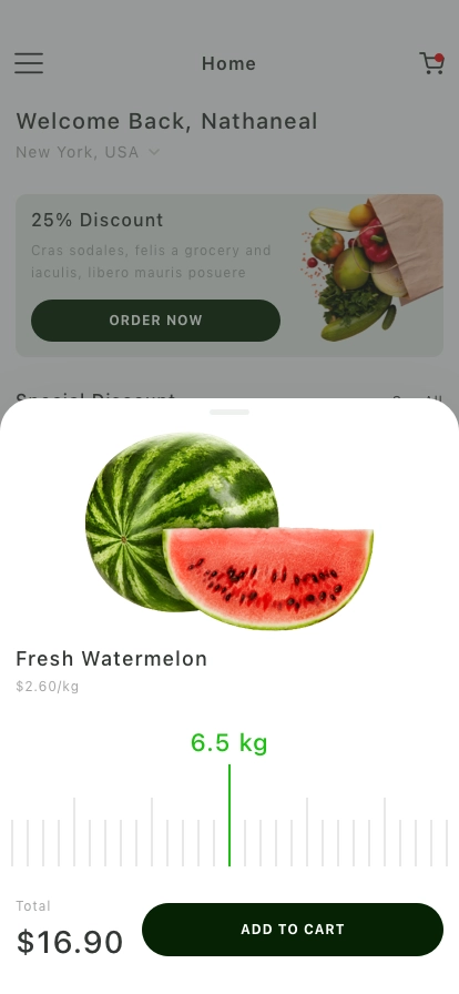 Grocery Store Mobile App UI Kit - Screenshot 2