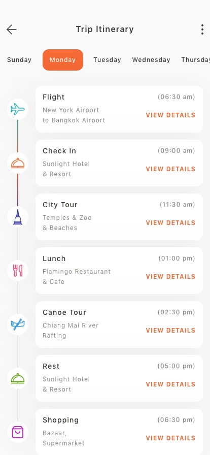 Trip Planner Mobile App UI Kit - Screenshot 4