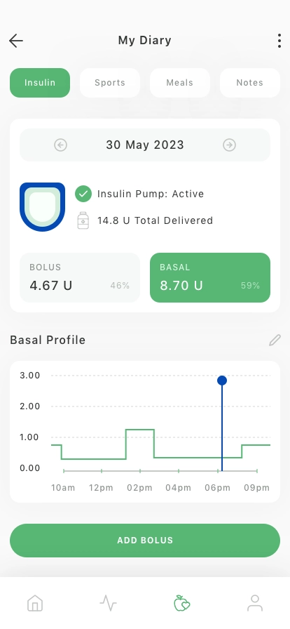 Insulin Tracker Mobile App UI Kit - Screenshot 4