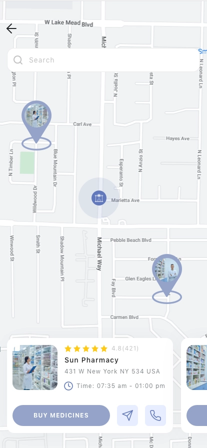 Hospital Appointments Mobile App UI Kit - Screenshot 2