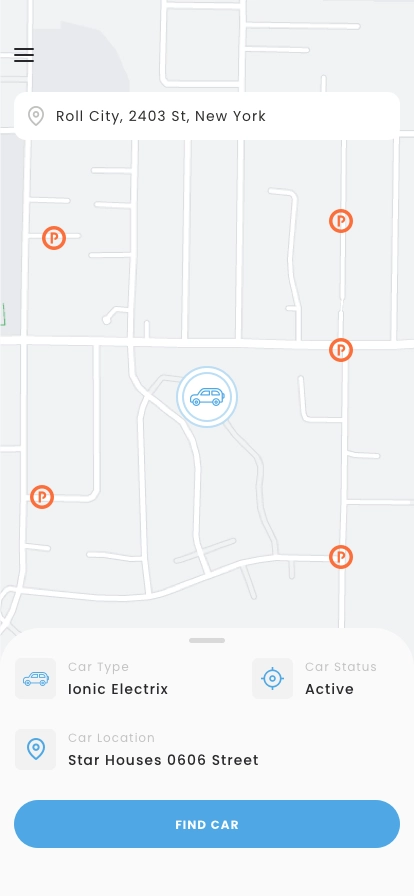 Map & Navigate App UI Kit - Screenshot 5